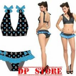 Too Fast Sailor Swimsuit Pinup Tattoo Rockabilly